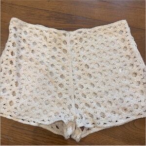 Zara Crochet Shorts